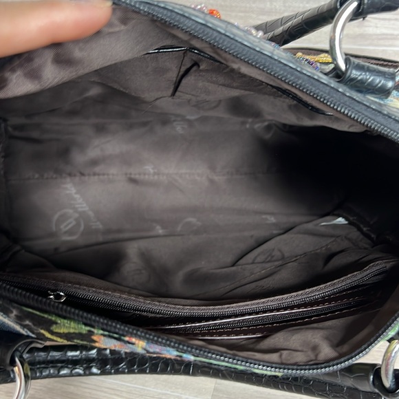 Mellow World Flower Garden Hand Beaded Tapestry Purse-Crossbody - Picture 7 of 13